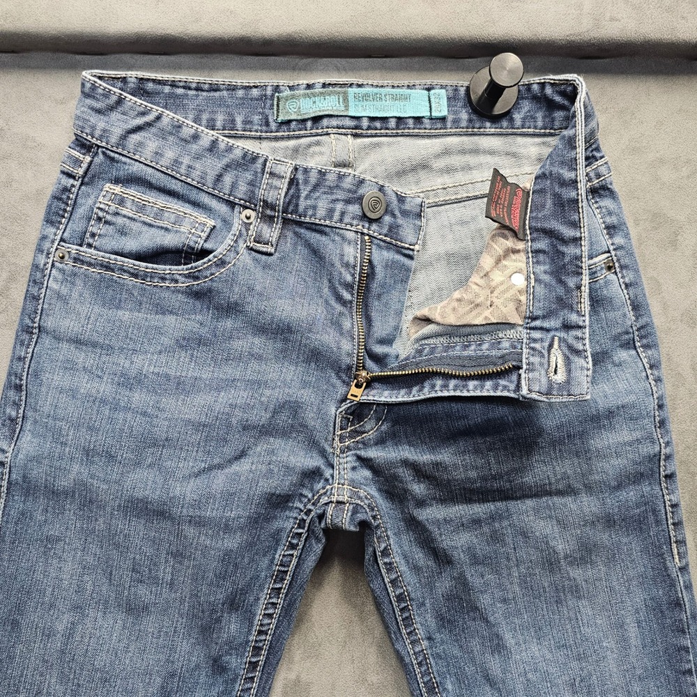 ROCK & ROLL DENIM Revolver Straight Leg Blue Jeans M1R3482 29x32